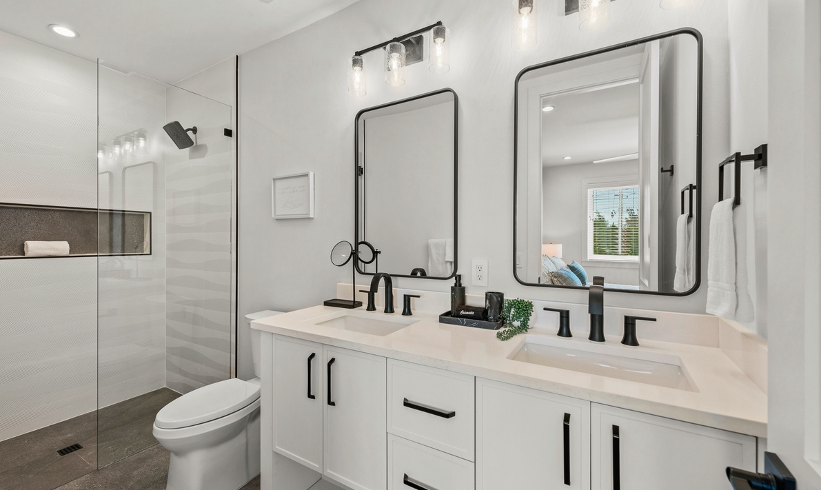 Upgrade bathroom in an Anna Maria Island rental