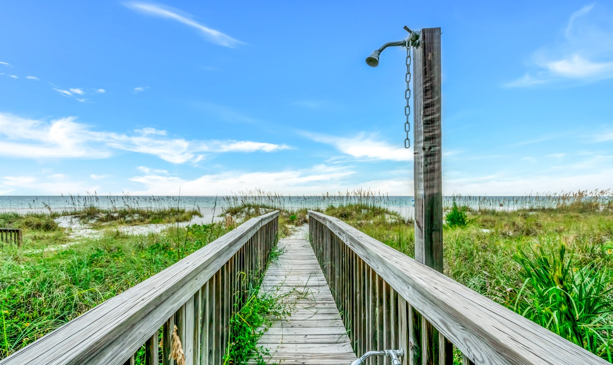 Anna Maria Island outdoor shower